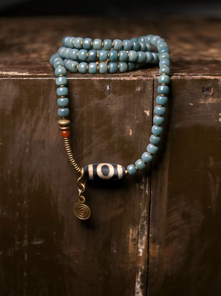 Multi-loop Mala Bracelet