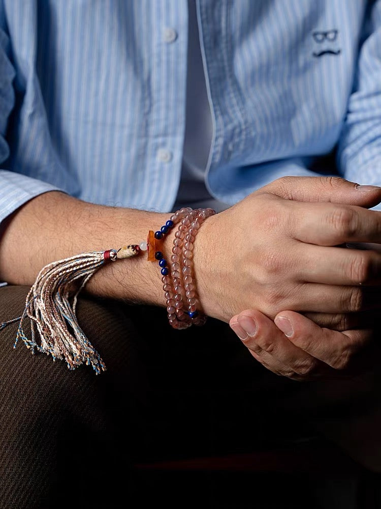 Genuine Natural Nanhong Agate Bracelet
