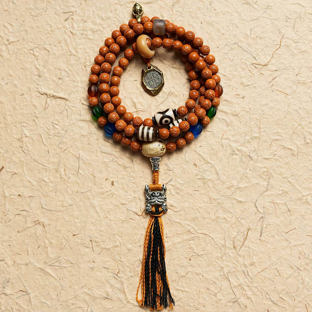 King Kong Bodhi Seed Prayer Bead Bracelet