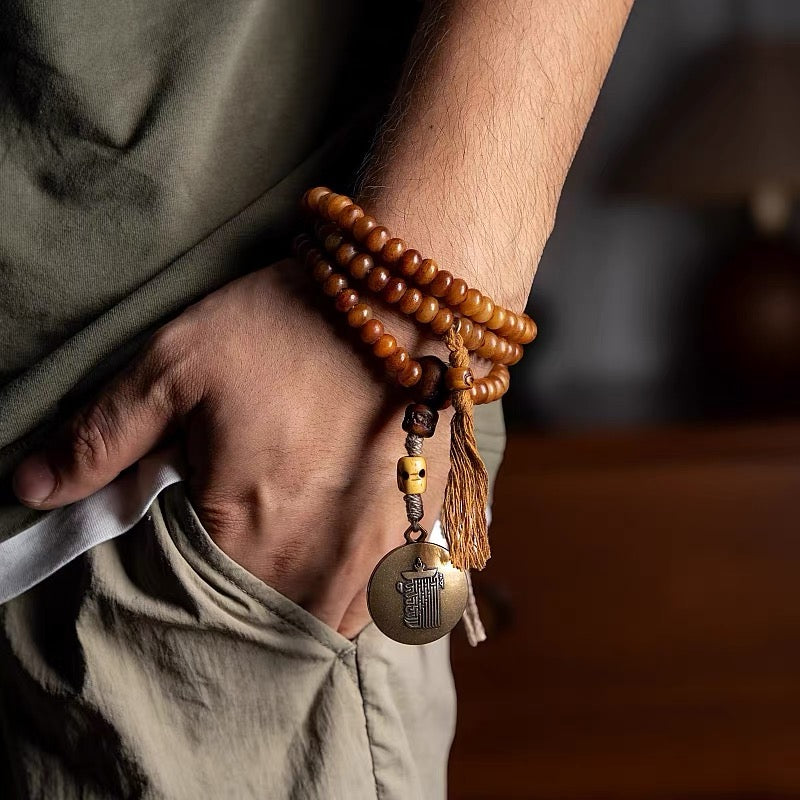 Natural Tibetan Yak Bone Bracelet