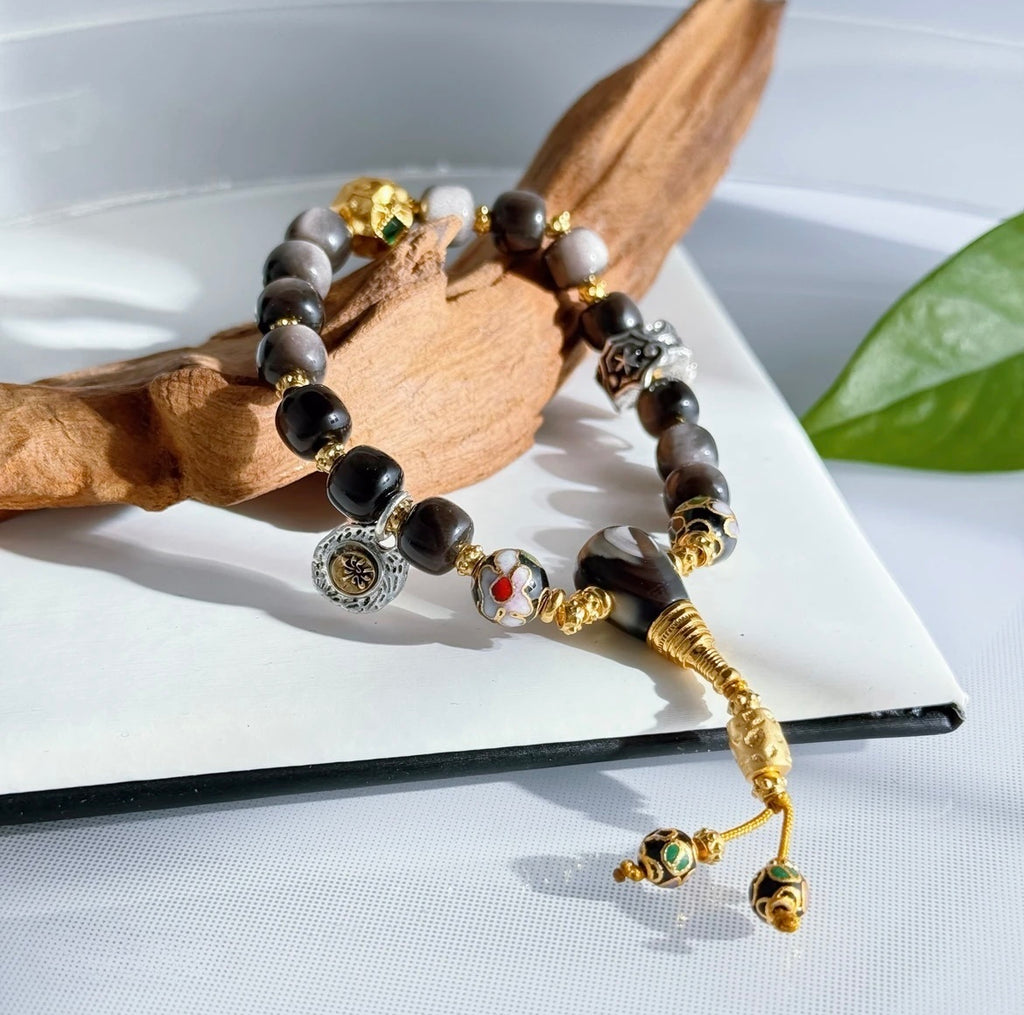 Snowland Splendor Cloisonné Bracelet