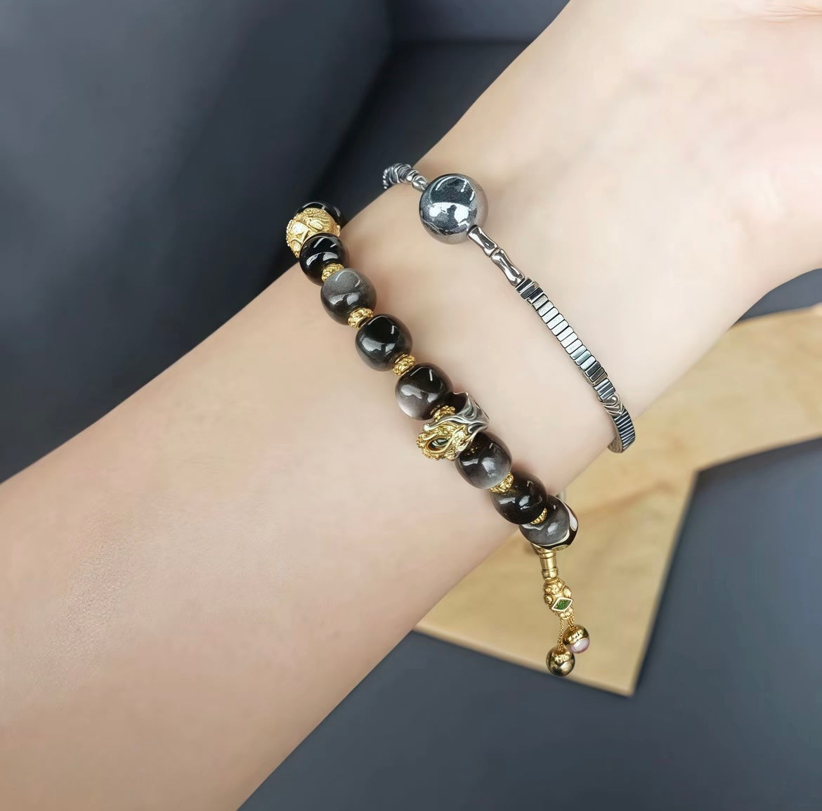 Snowland Splendor Cloisonné Bracelet