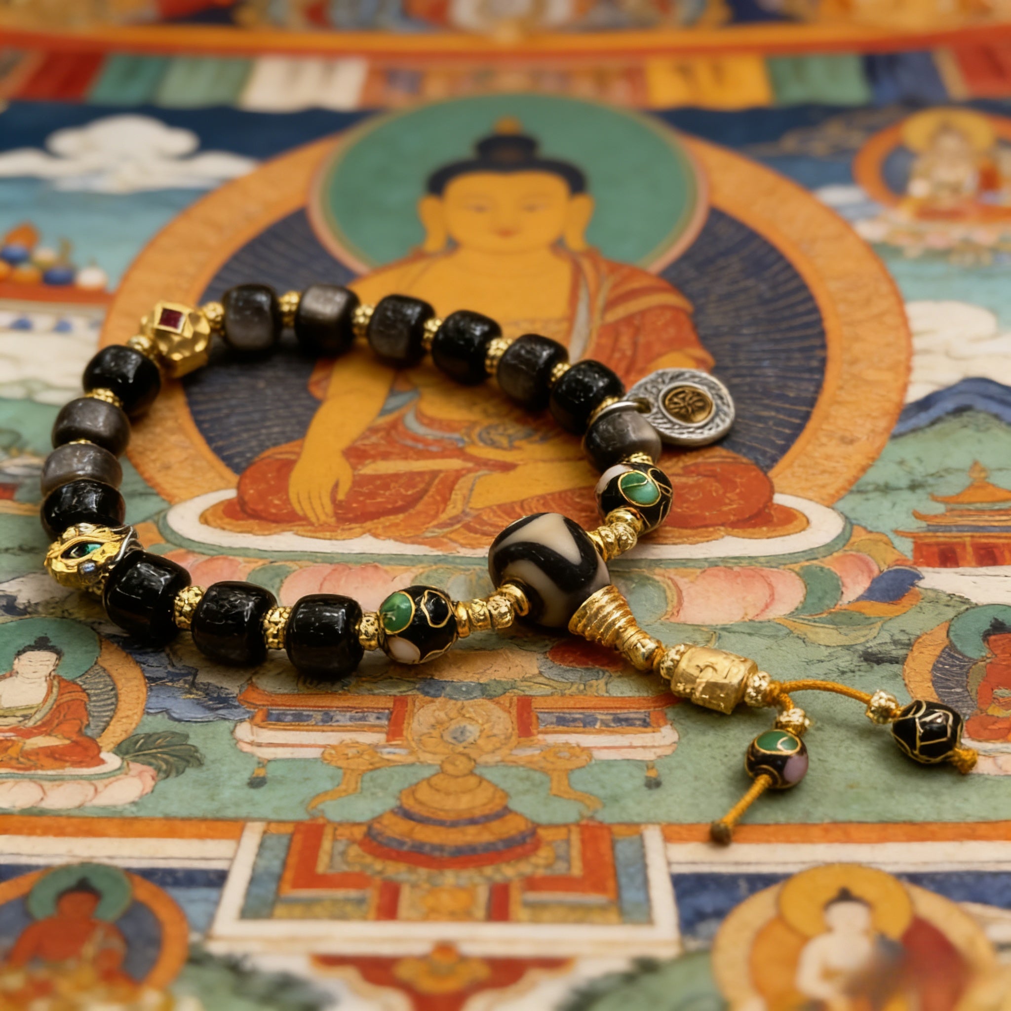 Snowland Splendor Cloisonné Bracelet